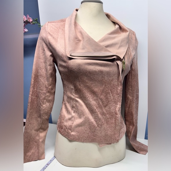 Shinestar Soft Moto Jacket Blush size Medium - Picture 1 of 6